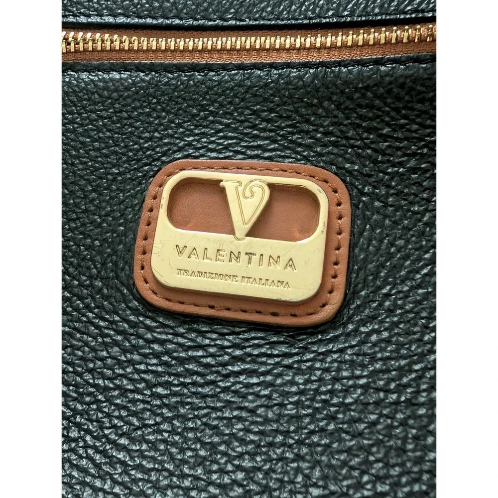 Vintage Valentina Tradizione Italiana Leather Backpack Convertible Sling Bag